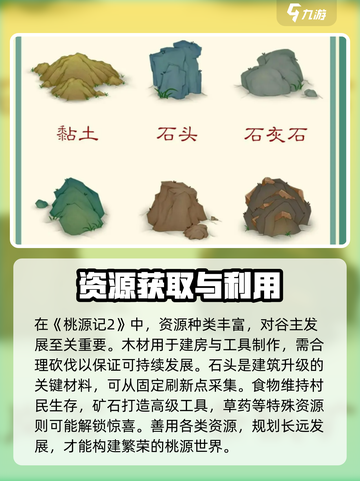 桃源记2资源采集攻略介绍截图2