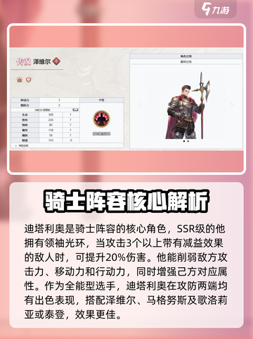 铃兰之剑骑士阵容怎么搭配介绍截图3