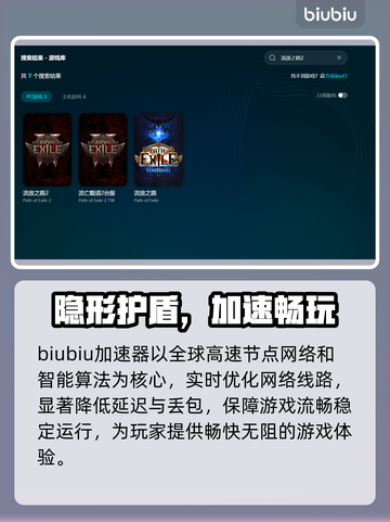 🔥《流放之路2》卡顿终结！加速器选择攻略💥🎮截图3