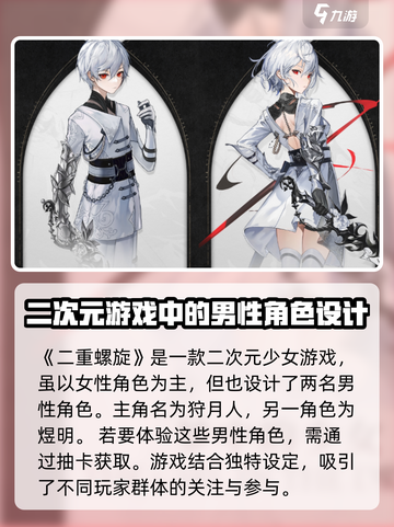 二重螺旋🔥超帅男角色登场，游戏党必看！截图2