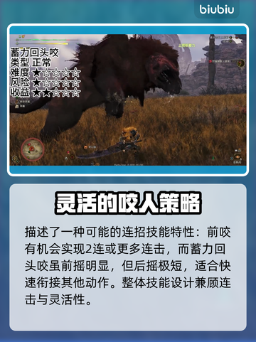 怪物猎人：荒野辟兽🔥超强打法技能解析！截图3