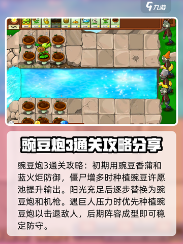 植物大战僵尸杂交版豌豆炮3怎么打介绍截图2