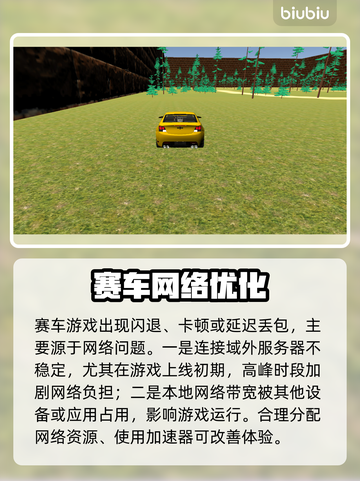 🔥赛车运动闪退卡顿？延迟丢包有救了！🎮💥截图2