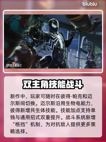 漫威蜘蛛侠2💥试玩内容抢先看🔥截图4