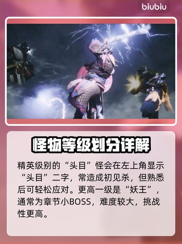 黑神话悟空妖怪级别大起底！🎮🔥截图3