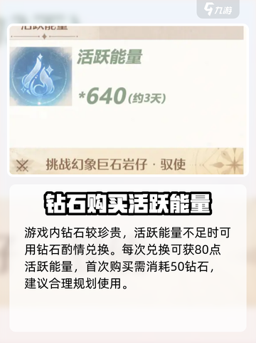 无限暖暖活跃能量是什么介绍截图3