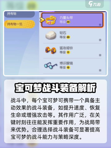 宝可梦大集结装备有哪些介绍截图4