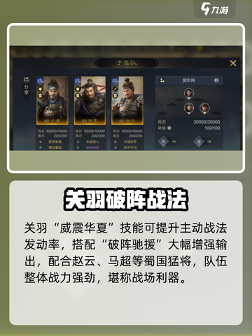 三国谋定天下💥破阵驰援战法全解析！🎮截图3