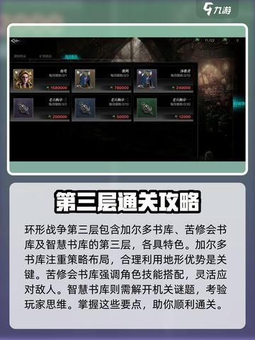 环形战争第三层怎么打介绍截图2