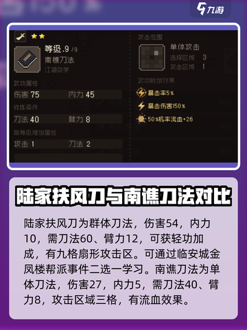 大江湖之苍龙与白鸟刀法有哪些介绍截图4