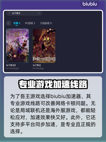 为了吾王🔥加速器推荐&使用攻略🎉截图2