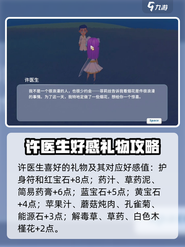 《波西亚时光》冬4日礼物大揭秘！😍角色喜好全攻略🎁截图4