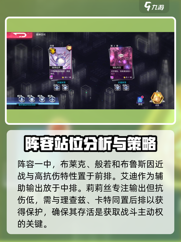 修普诺斯阵容怎么搭配介绍截图2