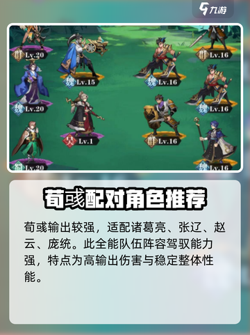 三国志幻想大陆🔥荀彧配队攻略，最强搭配详解！💥截图2