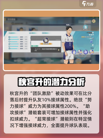 排球少年手游🔥秋宫升最强玩法攻略来啦！截图3