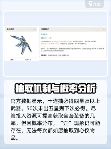鸣潮⚡武器池会歪？保底机制全揭秘！截图4