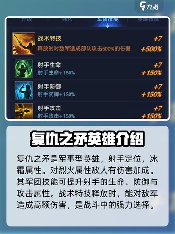 帝国与魔法🔥复仇之矛技能效果全面解析！截图2