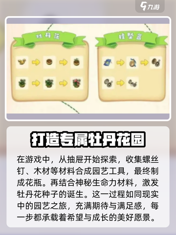 庄园合合乐🔥牡丹花超简单合成攻略来了！截图2