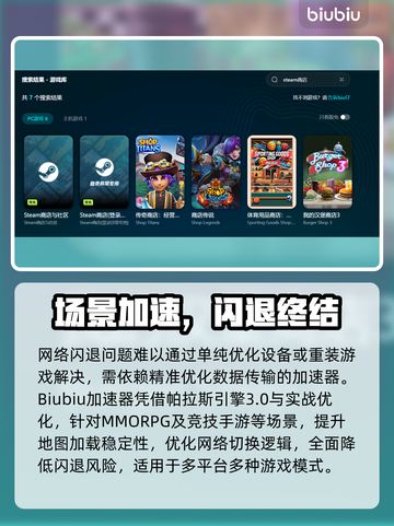 💥游戏闪退别慌！用这个加速器秒解决截图3