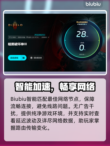 🔥暗黑3国服延迟高？速看加速器推荐！🎮截图4