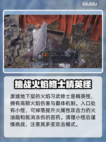 艾尔登法环🔥黑夜君临！火焰习武修士打法揭秘⚔截图2