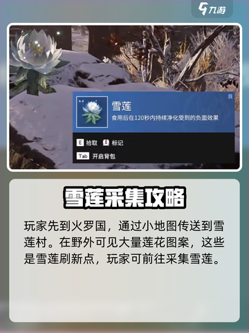 永劫无间手游🔥雪莲位置大曝光！速来✔截图4