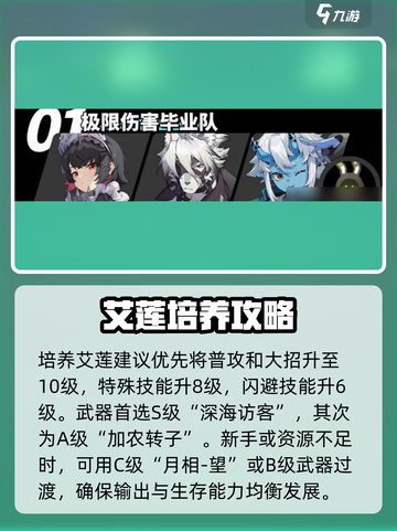 绝区零✨鲨鱼妹艾莲培养配队全攻略！截图2