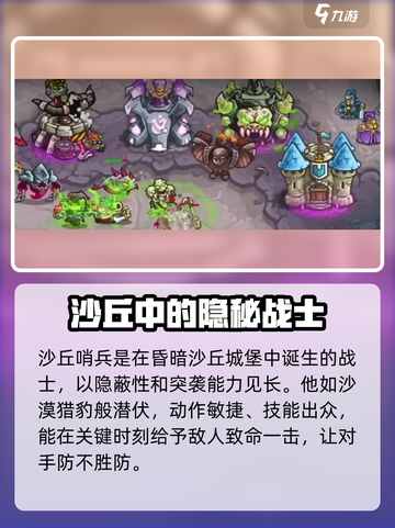 王国保卫战5：沙丘哨兵🔥超强角色揭秘！💥截图2