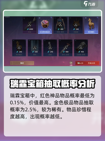 永劫无间手游瑞霖宝箱概率是多少介绍截图2