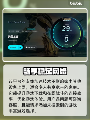 失落之魂延迟高？这款加速工具🔥让你畅爽游戏！🎮截图5