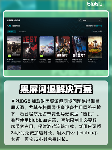 🎮PUBG黑屏闪退？一招解决！截图3