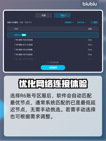 彩虹六号🔥不卡顿！必备加速器推荐🎉截图4
