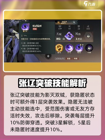 三国志幻想大陆2枭之歌张辽怎么样介绍截图3