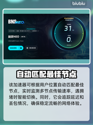 剑灵NEO掉线延迟？👉加速秘籍在这里！⚡截图6