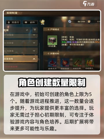 塔瑞斯世界创建角色方法介绍截图2