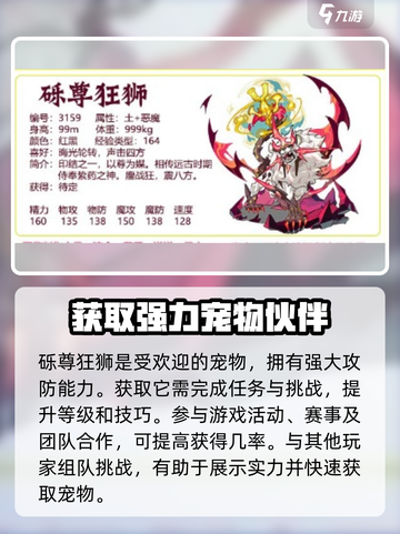 洛克王国手游砾尊狂狮介绍介绍截图2