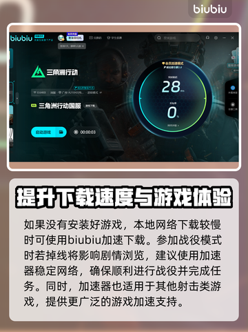 三角洲行动卡顿闪退？用这个加速器🔥轻松搞定！截图4