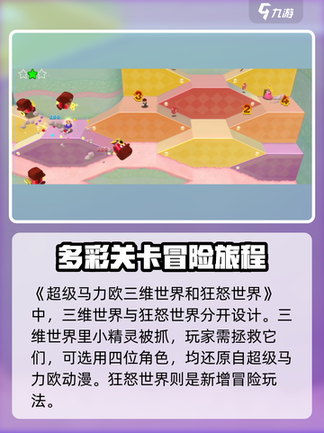 超级马力欧三维世界和狂怒世界🔥通关攻略来了！玩法规则全在这截图2