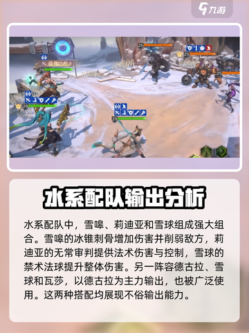 荒野国度水系阵容怎么搭配介绍截图2
