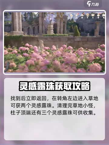 无限暖暖纪念山地灵感露珠如何收集介绍截图3