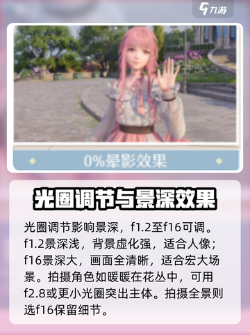 无限暖暖拍照参数设置介绍介绍截图4