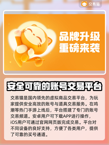 鸣潮⚡买号平台大揭秘！玩家必看🔥截图2