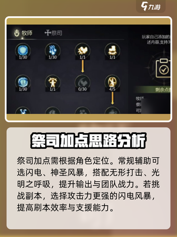 龙之谷世界祭司加点推荐介绍截图2
