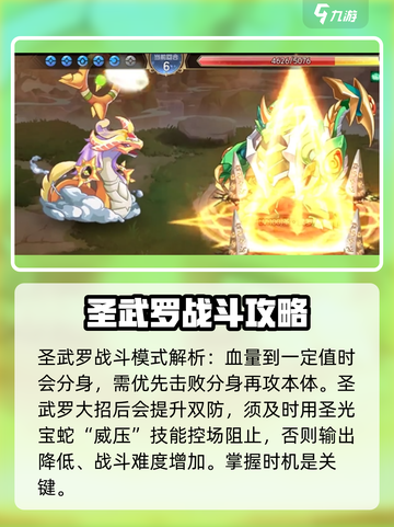 西普大陆手游圣武罗怎么打介绍截图4
