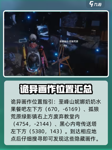 七日世界诡异画作位置在哪里介绍截图3
