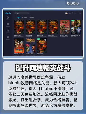 魔兽世界🔥加速器推荐，玩手游必备！截图3