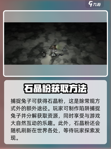 饥荒新家园石晶粉怎么获得介绍截图3