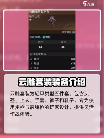 破碎之地🔥云雕套装超详细解析来啦！游戏玩家必看💡截图2