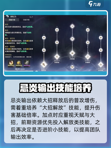 鸣潮🔥忌炎技能加点攻略，这样搭配无敌了！截图4