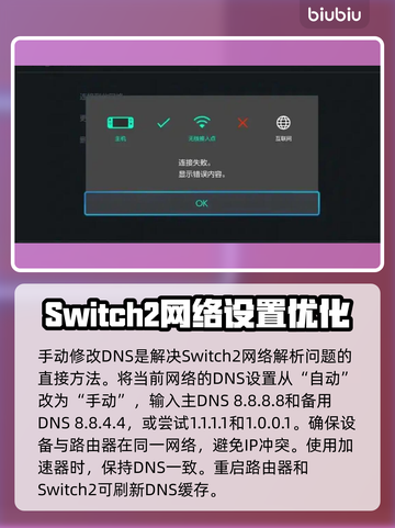 Switch2加速器DNS解析错误？一键解决方法来了！💥Nintendo截图3